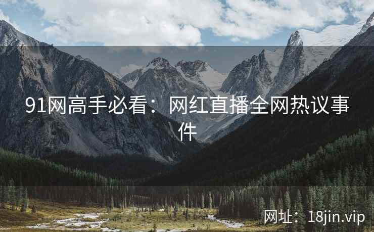 91网高手必看：网红直播全网热议事件